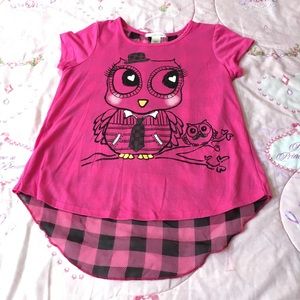 Self Esteem Girl Top, Girl Short Sleeve Top,Size L
